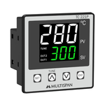 MULTISPAN TC-221P-WG-A2-01 Display Temperature Controller 100-270V AC Aux Supply