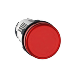 Schneider Round Pilot Light Ø 22 - Red - Integral LED - 230.240 V - Screw clamp terminals XB7EV04MPN