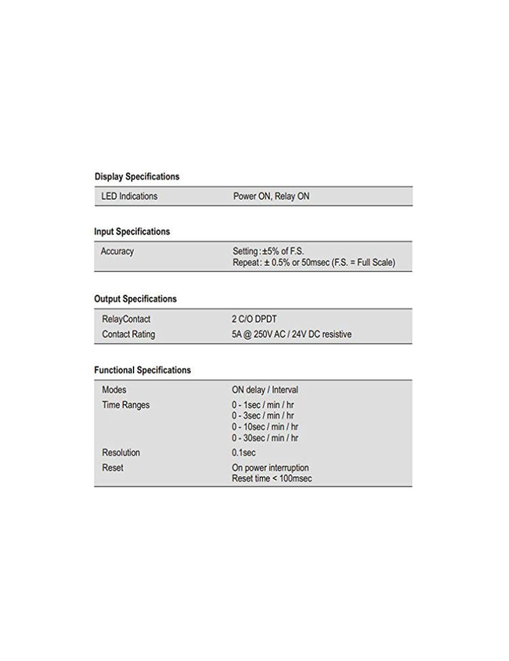 Selec Make On Delay/Interval Timer, 12 Time Ranges [800XU] (Pack of 1)