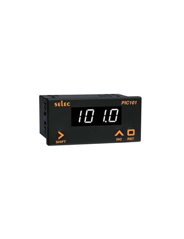Process Indicator, VI Input, 48X96 mm SELEC PIC101B-VI (Same as pic 101A-VI But In White Display)