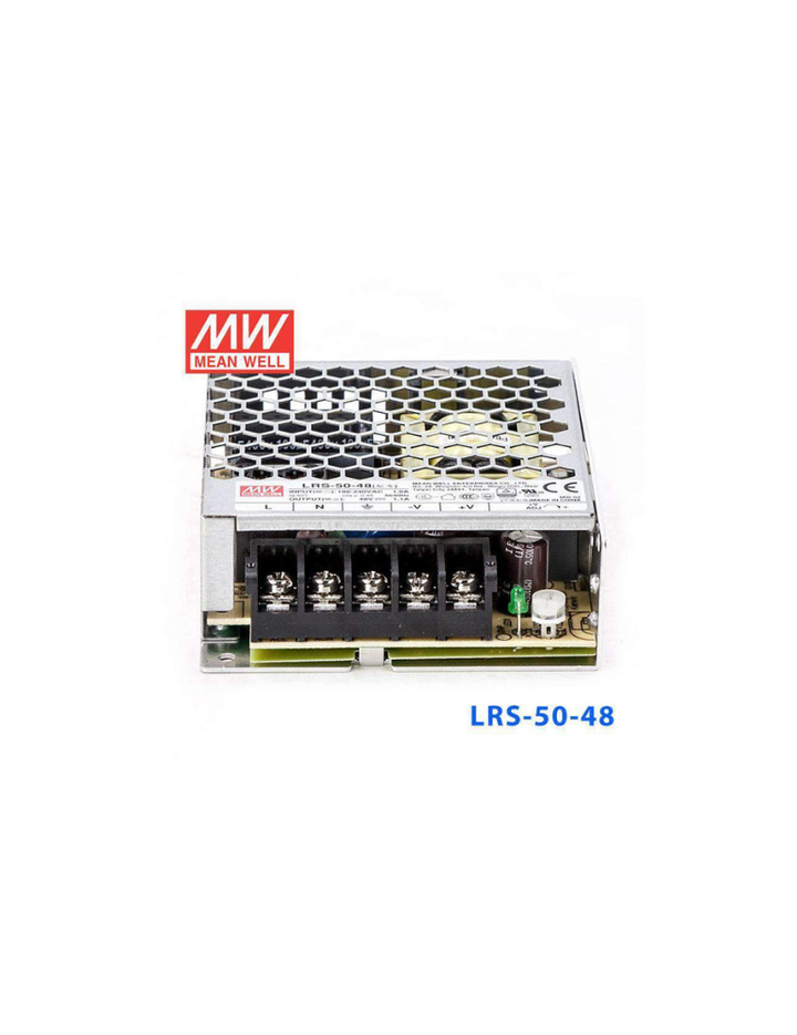 Mean Well Original LRS-50-48 48V 1.1A meanwell LRS-50 48V 52.8W Single Output Switching Power Supply