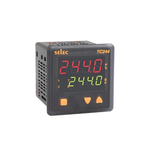 SELEC 3+3 digits 7 segnent LED dual display, dual set point temperature controller size : 72 x 72 mm
