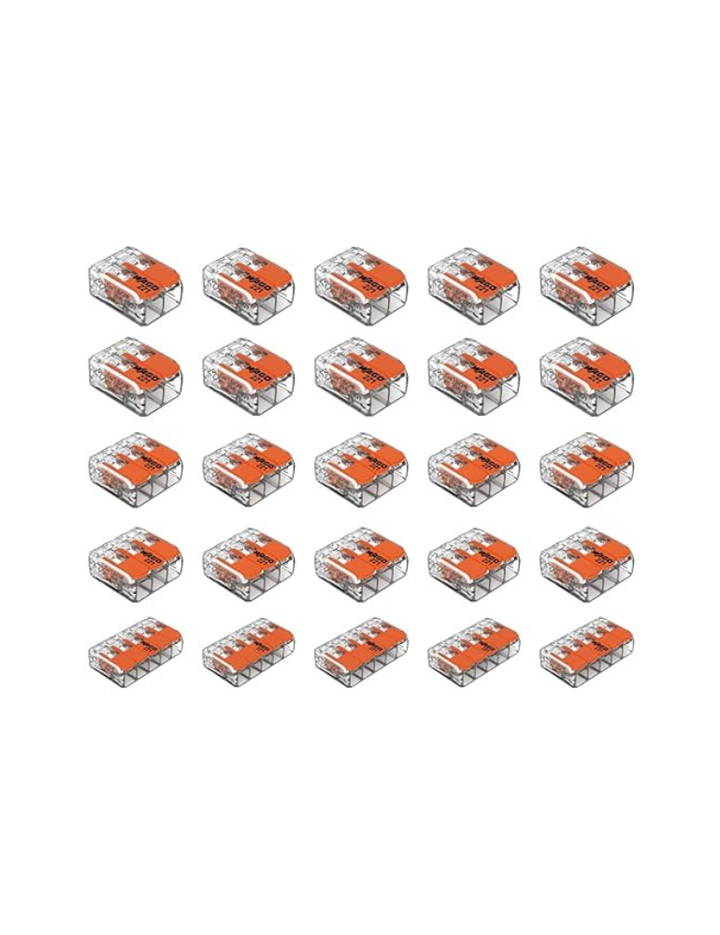 WAGO 2 Port (10) 3 Port (10) 5 Port (5) 221 Splicing Connector, Pocket Pack for All Wire 12-24 AWG
