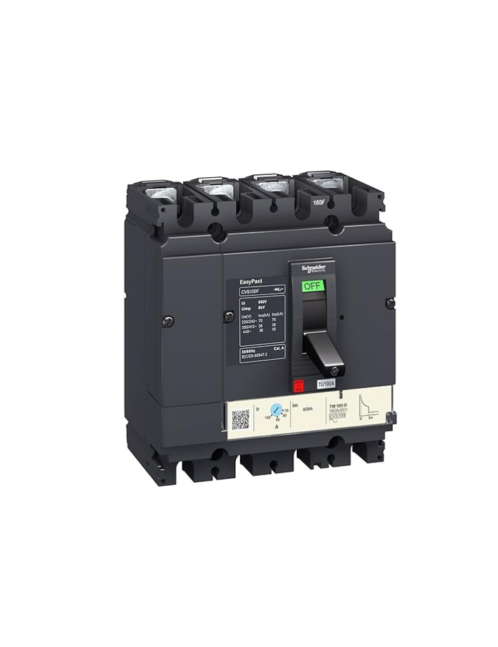 Schneider Electric LV516312 CVS160B TM125D 4P3D