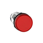 Schneider Round Pilot Light Ø 22 - Red - Integral LED - 230.240 V - Screw clamp terminals XB7EV04MPN