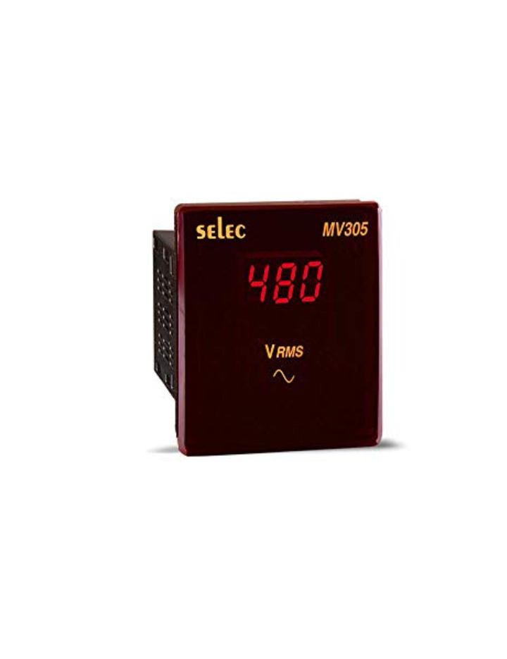 Selec MV305 True RMS single phase digital panel voltmeter