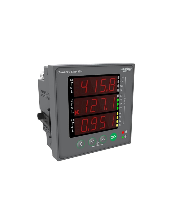 Schneider Electric METSEEM6436HCL10RS Conzerv EM6436H Cl 1 RS485 Light MF Meter