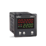 Selec UNIX-1 PLC, 6 + 4 LED, HMI, DI (3+1) + 4DO + 3AI (TC/RTD, 0-20mA, 0-10V)