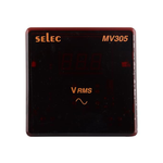 Selec MV305 Digital Voltmeter, Black