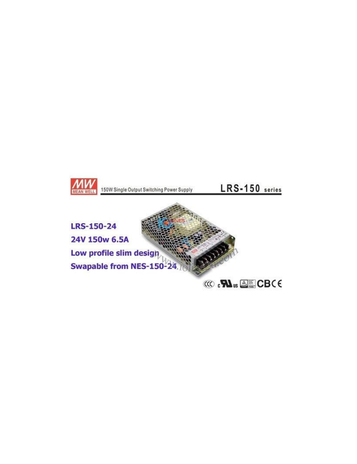MeanWell LRS150 24VDC@6.5A Switching Power Supply
