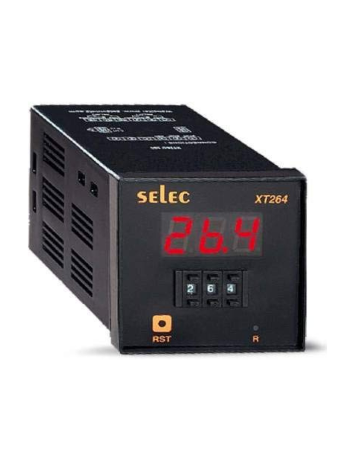 Selec XT264-3 Programmable Electronic Timer Switch (Black)