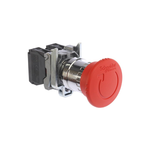 Schneider Electric Harmony XB4BS8445 Emergency stop switching off, metal, red mushroom, Ø40, Ø22