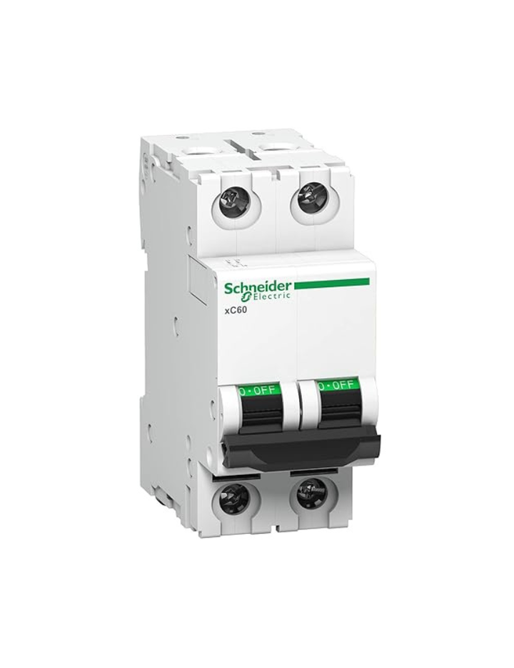 SCHNEIDER ELECTRIC A9N2P25C 25A AC Miniature Circuit Breaker - xC60 2 Pole