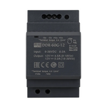 MEAN WELL DDR-60G-12 60W DIN Rail Type DC-DC Converter 9-36VDC Input G-Series 12V@5A Output