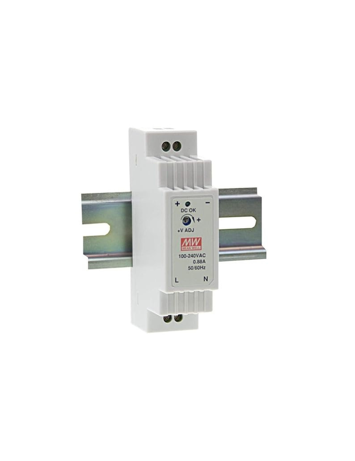 MeanWell DR-15-5 15W 5V 2.4A Din-Rail Power Supply 100-240VAC-DC5V