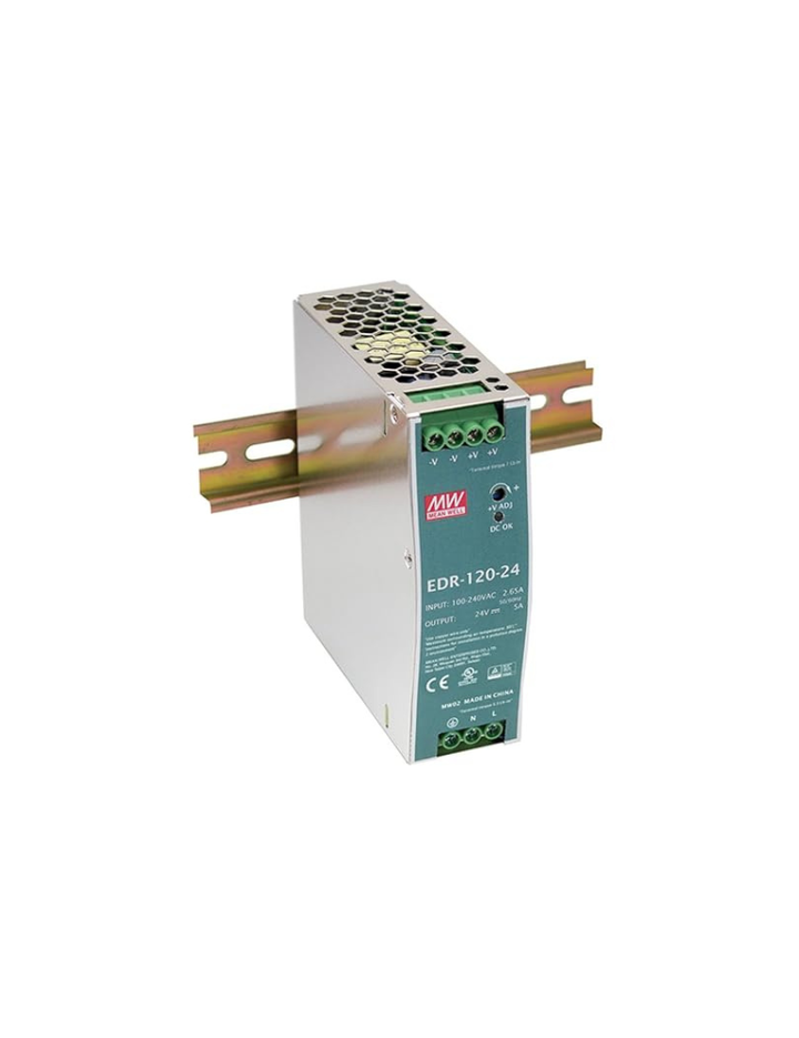 Meanwell EDR-120-24 120W Single Output Industrial DIN RAIL