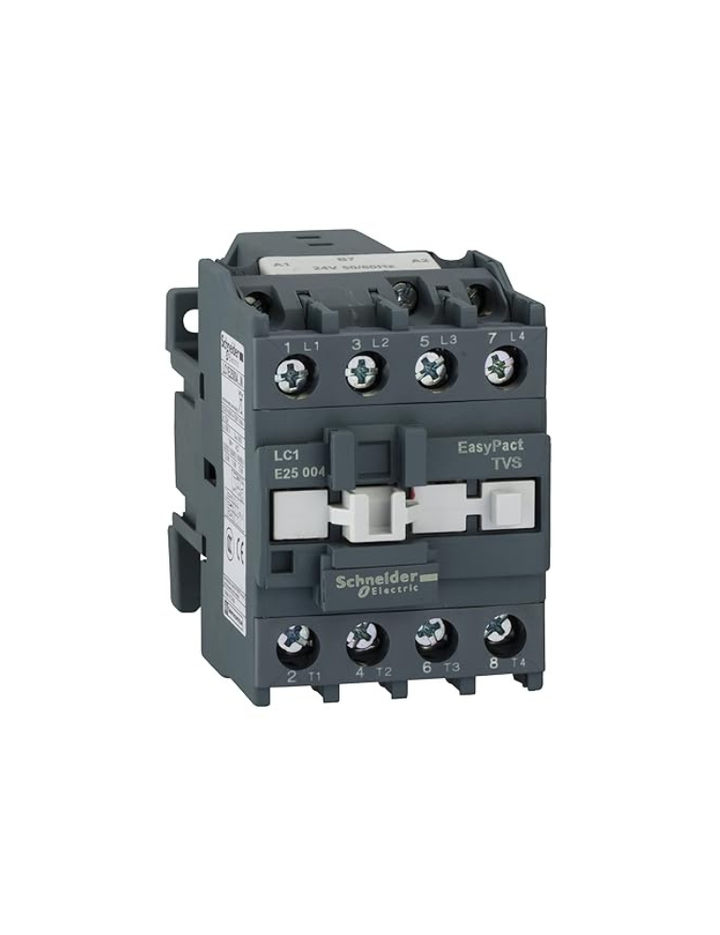 Schneider Electric LC1D18E7 TeSys D contactor - 3P(3 NO) - AC-3 440 V 18 A - 48 V AC Coil LC1D18E7