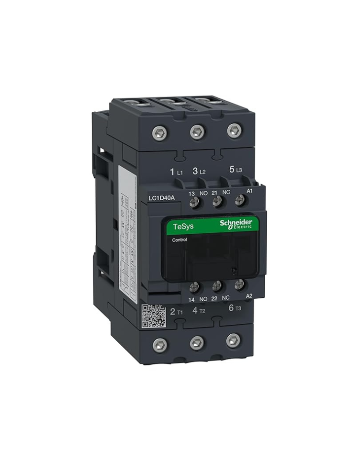 Schneider Electric LC1D40AN7 TeSys D contactor - 3P(3 NO) - AC-3 440 V 40 A - 415 V AC 50/60 Hz Coil LC1D40AN7