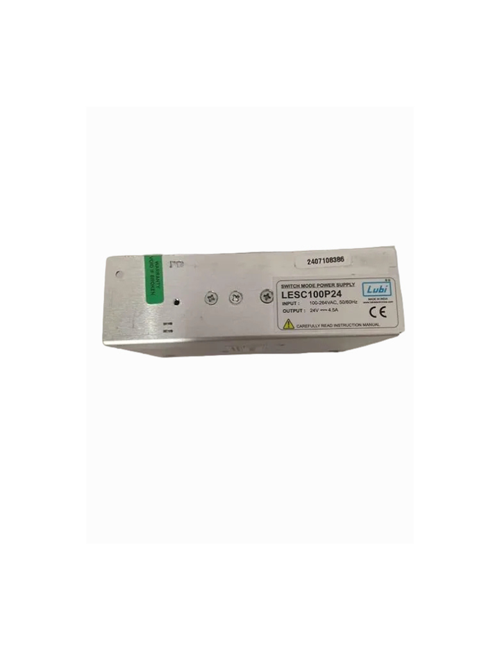 24 Volt Power Supply Lubi, LESC100P24 24 Volt 4.5 Amp SMPS for Industrial & Lighting Applications