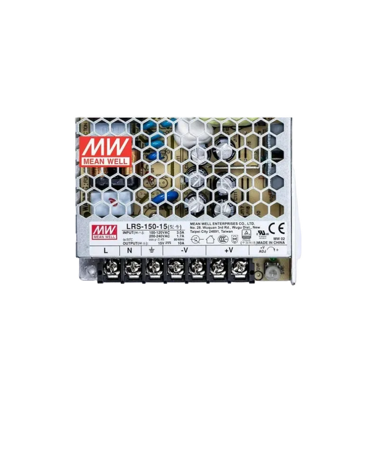 MW Mean Well LRS-150-15 15V 10A Enclosed-LRS Switching Power Supplies