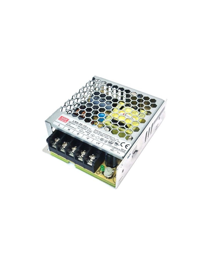 Meanwell LRS-35-12 Switching Power Supply, Single Output, 12V, 3A, 36W, 1.18" H x 3.23" W x 3.9" L