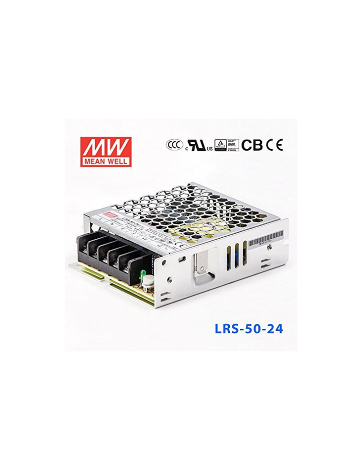 MEAN WELL MeanWell LRS-50-24 Power Supply - 50W 24V