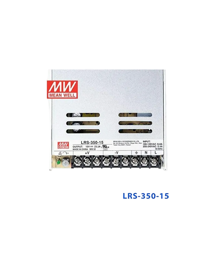 Mean Well Meanwell LRS 350 15 Power Supply 350w 15v