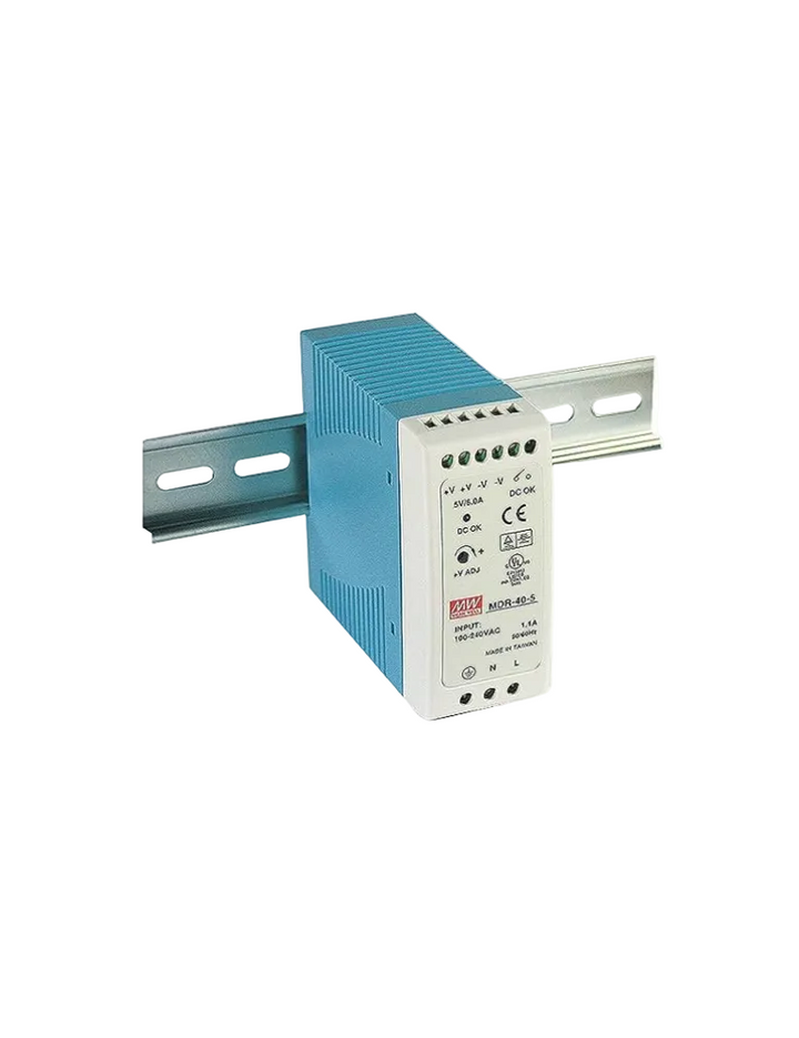 MEAN WELL Meanwell MDR-40-5 Power Supply - 30W 5V 6A - Miniature