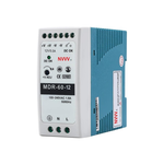 MEAN WELL MDR-60-12 MDR-60 Series 60 W Single Output 12 V AC/DC Industrial DIN Rail Power Supply - 1 item(s)