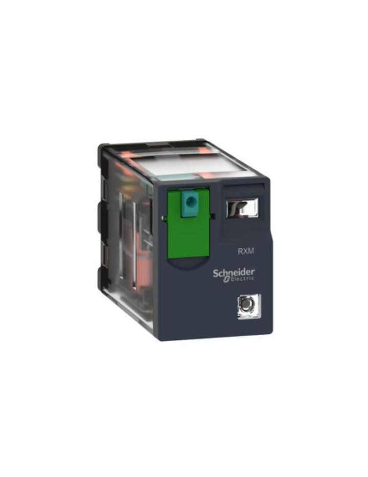 Schneider Electric RXM2AB1FD Miniature plug-in relay 12A 110V, 2CO DC, Power Plug