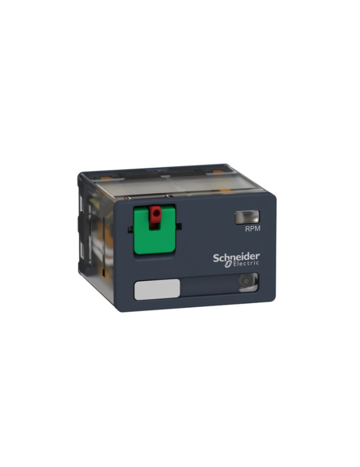 Schneider Electric RPM42P7 Power plug-in relay 15A 230V, 4CO AC, Power Plug