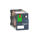 Schneider Electric RXM4AB1F7 6 A, 4 CO AC, 120 V, Power plug-in relay, without LED Power Plug
