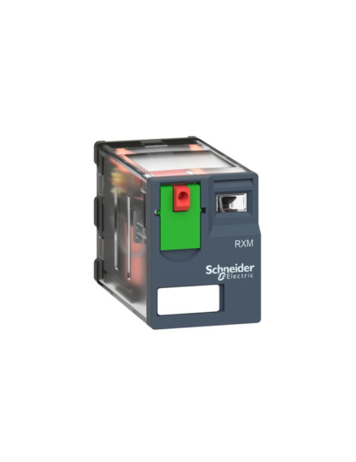 Schneider Electric RXM4AB1F7 6 A, 4 CO AC, 120 V, Power plug-in relay, without LED Power Plug