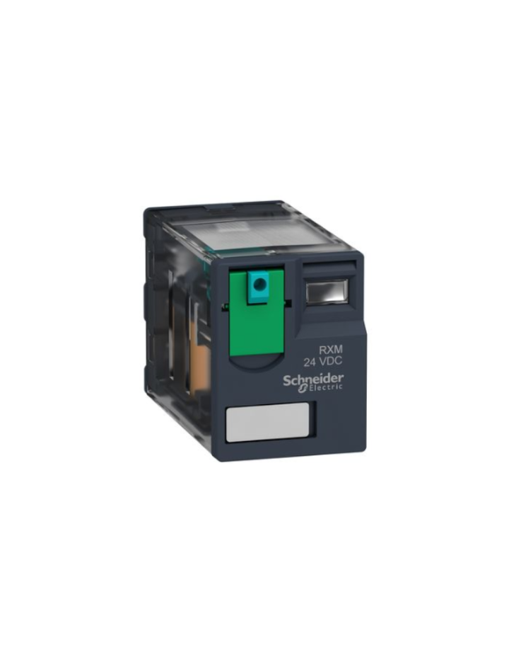 Schneider Electric RXM2AB1F7 12 A, 2 CO AC, 120 V, Power plug-in relay, without LED Power Plug