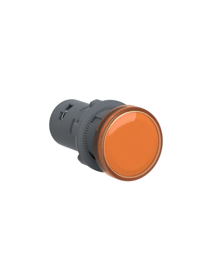 round pilot light Ø 22- orange - integral LED- 24 V AC/DC- screw clamp terminals