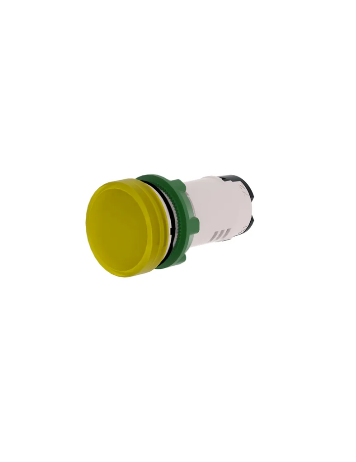 Monolithic pilot light, Harmony XB5N XB7N, plastic, amber, 22mm, LED, 230V AC