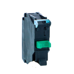 Single contact block, Harmony XB5N XB7N, silver alloy, screw clamp terminal, 1 NO