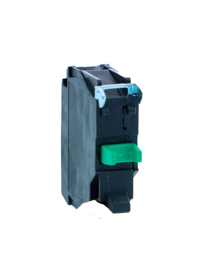 Single contact block, Harmony XB5N XB7N, silver alloy, screw clamp terminal, 1 NO