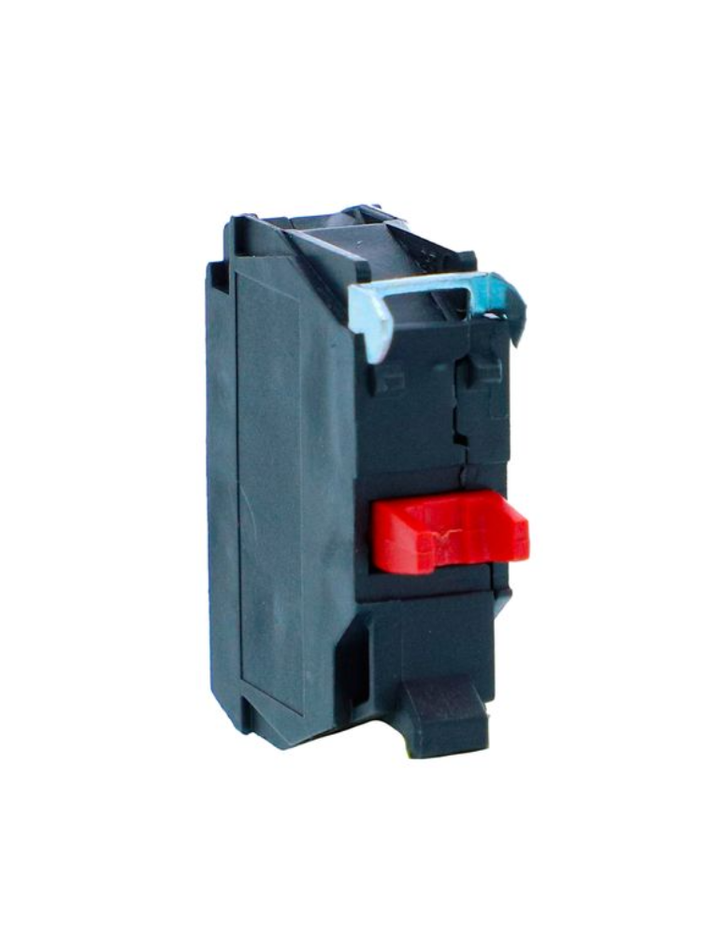 Single contact block, Harmony XB5N XB7N, silver alloy, screw clamp terminal, 1 NC