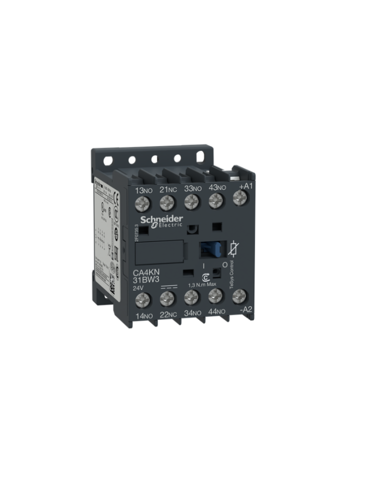 TeSys K control relay - 3 NO + 1 NC - <= 690 V - 48 V DC low consumption coil