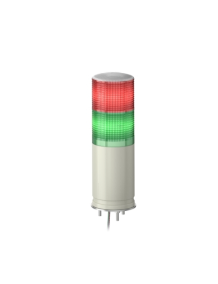 Monolithic tower lights, Easy Harmony XVG, 60mm, red green, steady light, base mounting, IP53, 220…240V AC