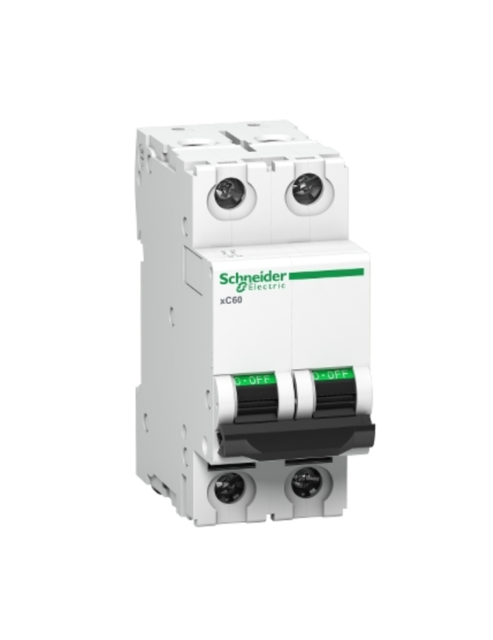 Schneider Electric A9N2P10D Acti 9 MCB xC60 2P 10A D 10000A