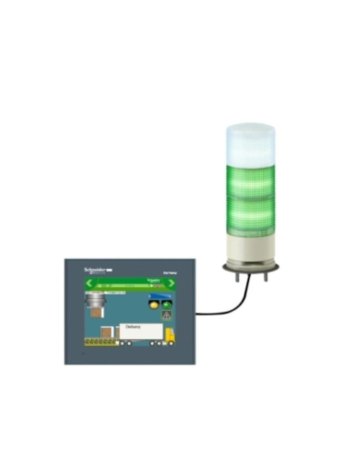 Multi-color USB Programmable tower lights -60mm- steady/flashing LED-buzzer