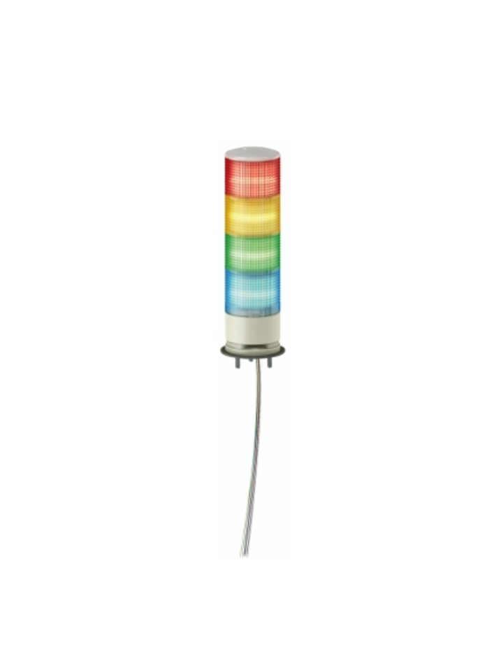 Tower Light - RAGB - 24V - LED - W.Buzzer - Base mounting