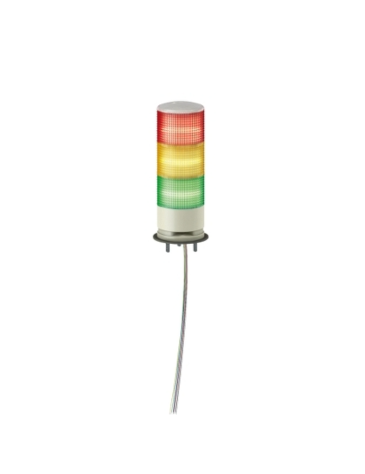 Tower Light - RAG - 24V - LED - W.Buzzer - Base mounting