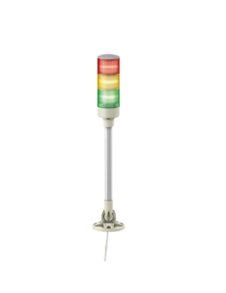 Tower Light - RAG - 24V - LED - Tube mounting with fixing plate