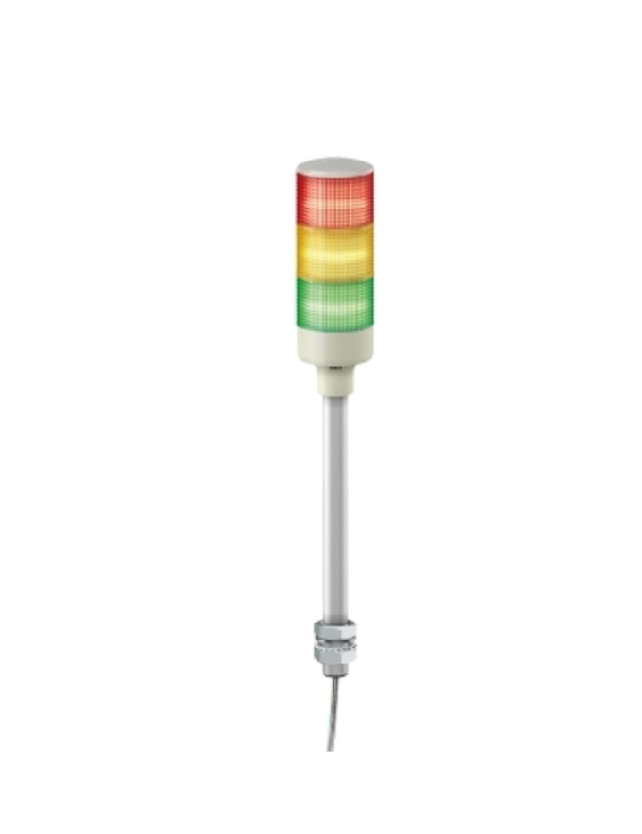 Tower Light - RAG - 24V - LED - W. Buzzer - Direct tube mounting