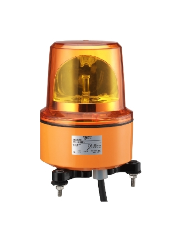 Rotating beacon, Harmony XVR, 130mm, orange, without buzzer, 230V AC