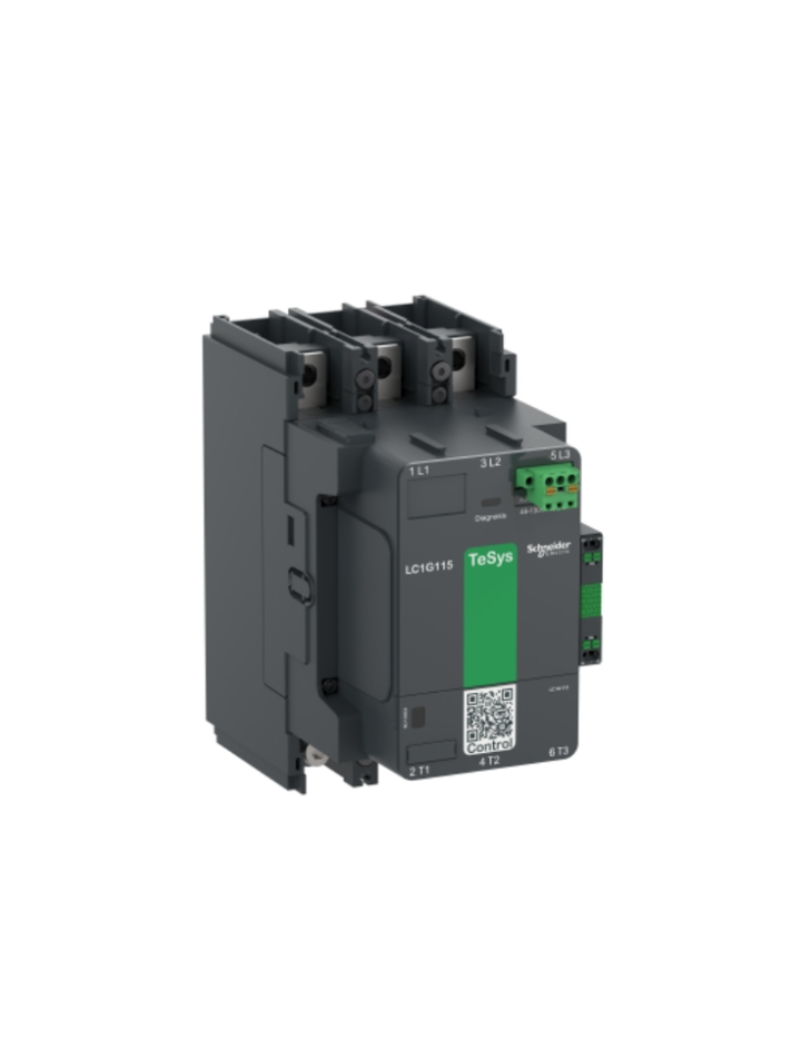 Contactor, high power, TeSys Giga, standard version, 3 pole/NO, AC-3 <=440V 185A, 100-250VAC/DC coil