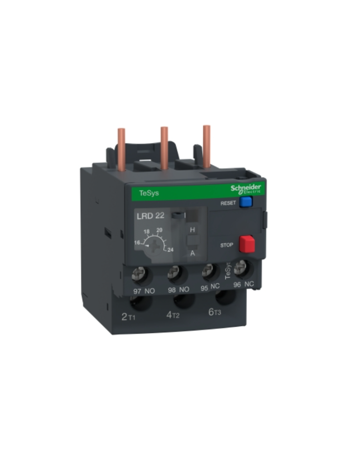 Thermal overload relay, TeSys LRD, 16...24 A, class 10A